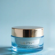 LuxTon Hydrating Face Cream, side view with texture